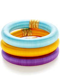 Rosena Sammi Set Of 3 Silk Bangle Bracelets