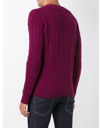 Fay Cable Knit Jumper