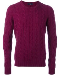 Fay Cable Knit Jumper