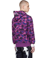 BAPE Purple Fred Perry Edition Hoodie