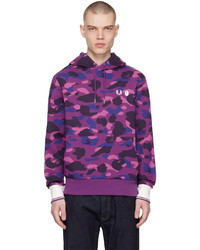 BAPE Purple Fred Perry Edition Hoodie