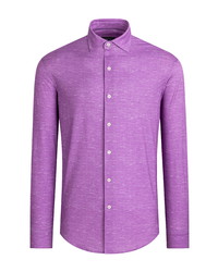 Purple Chambray Long Sleeve Shirt