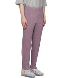 Homme Plissé Issey Miyake Purple Basics Pleated Trousers