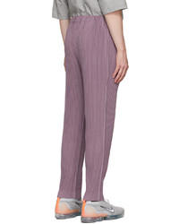 Homme Plissé Issey Miyake Purple Basics Pleated Trousers