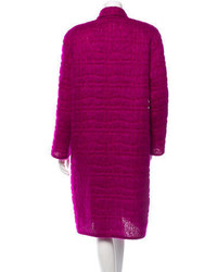 Chanel Quilted Mohair Coat
