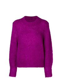 Isabel Marant Cropped Chunky Knit Sweater