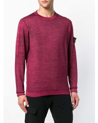 Stone Island Logo Patched Sleeve Jumper