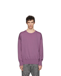 Sulvam Pink Wool Crewneck Sweater