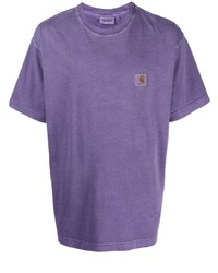 Carhartt WIP Nelson Logo Patch Short Sleeve Cotton T Shirt
