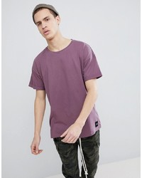Sixth June Oversized T Shirt In Dusky Purple