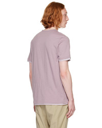 Vince Purple Double Layer T Shirt