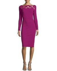 Purple Cutout Dress