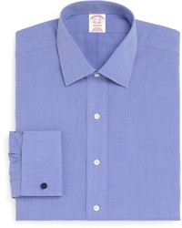 Brooks Brothers Non Iron Milano Fit Spread Collar French Cuff Dress Shirt