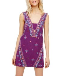 Free People Never Been Embroidered Cotton Dress
