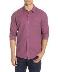Purple Flannel Long Sleeve Shirt