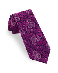 Ted Baker London Tonal Botanical Silk Tie