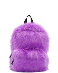 Purple Fur Backpack