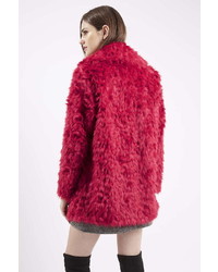 Shaggy Faux Fur Coat