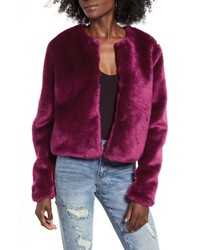 WAYF X Influencers Brooklyn Faux Fur Chubby Jacket