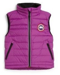 Purple Gilets for Girls | Lookastic