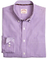 Brooks Brothers Gingham Check Sport Shirt