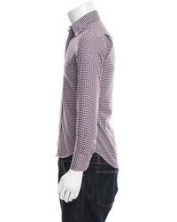 Thom Browne Gingham Button Up Shirt