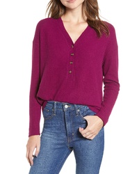 Purple Henley Shirt