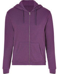 Freecity Free City Grapely Violet Zip Hoodie With Friend Back Print