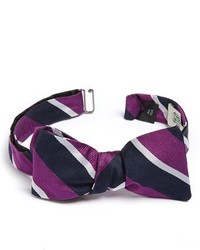 Gitman Stripe Silk Bow Tie
