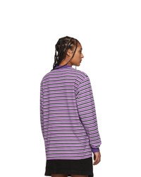 Noon Goons Purple And Black Patricia Long Sleeve T Shirt