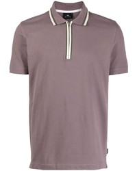 PS Paul Smith Striped Edge Organic Cotton Polo Shirt