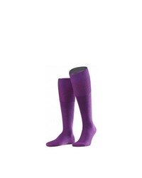 Falke Petunia Airport Knee High Socks Purple