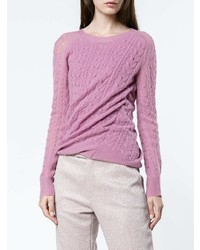 Sies Marjan Libbie Crewneck Sweater With Twist Detail