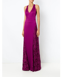 Tufi Duek Lace Panelled Gown