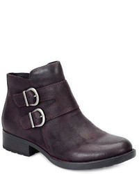 Børn Born Adler Double Buckle Riding Leather Ankle Boots