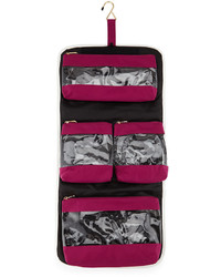 Neiman Marcus Fold Out Valet Travel Bag Berry