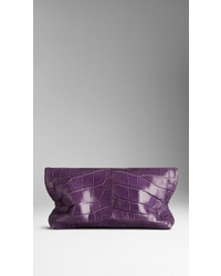 Burberry Small Alligator Leather Folded Clutch