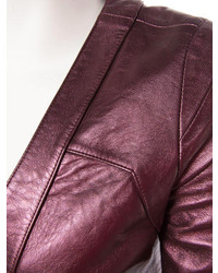 Oscar de la Renta Leather Jacket