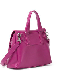 Givenchy Pandora Pure Flap Top Satchel Bag Purple