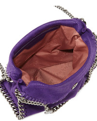 Stella McCartney Falabella Mini Tote Bag Bright Purple