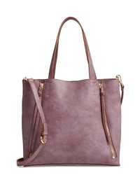 Chelsea28 Leigh Convertible Zipper Faux Leather Tote