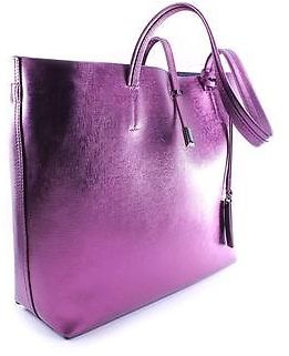 Vince Camuto Leila Purple Purse Leather Tote, $56