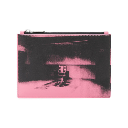Calvin Klein 205W39nyc X Andy Warhol Foundation Little Electric Chair  Clutch Bag, $237  | Lookastic