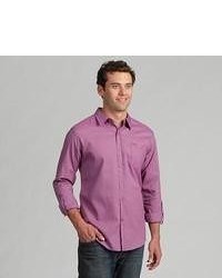 191 Unlimited Purple Long Sleeve Woven Shirt