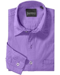 Gramercy Foundry Silk Cotton Shirt Trim Fit Long Sleeve