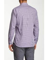 Jared Lang Long Sleeve Plaid Semi Fitted Shirt