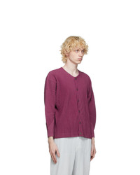 Homme Plissé Issey Miyake Purple Pleated Mc July Shirt