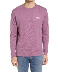 Vineyard Vines Etched Sunset Long Sleeve Cotton Graphic Tee