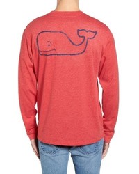 Vineyard Vines Vintage Whale Long Sleeve Pocket T Shirt