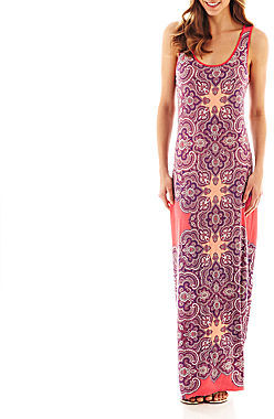 jcpenney Ana Ana Sleeveless Print Maxi Dress Tall, $60 | jcpenney ...